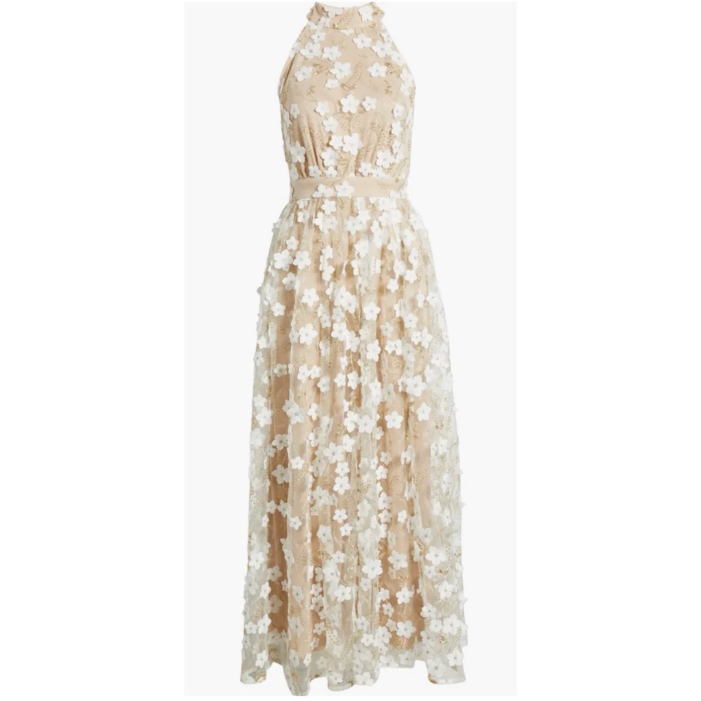 Chelsea28 3d Floral Sleeveless Maxi Dress Nwtin Stores — image 6 of 6